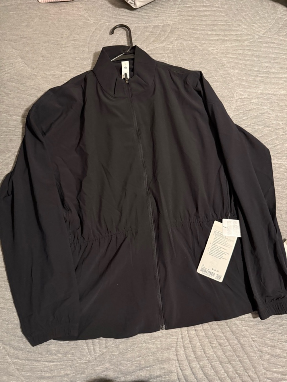 Lululemon Black Lightweight Zip-Front Jacket